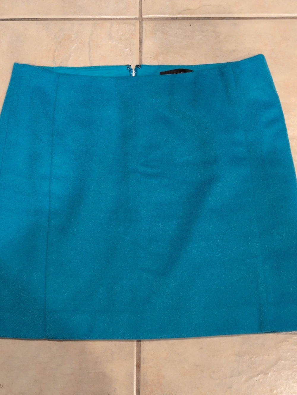 The Limited Blue Wool Blend Skirt Size 6